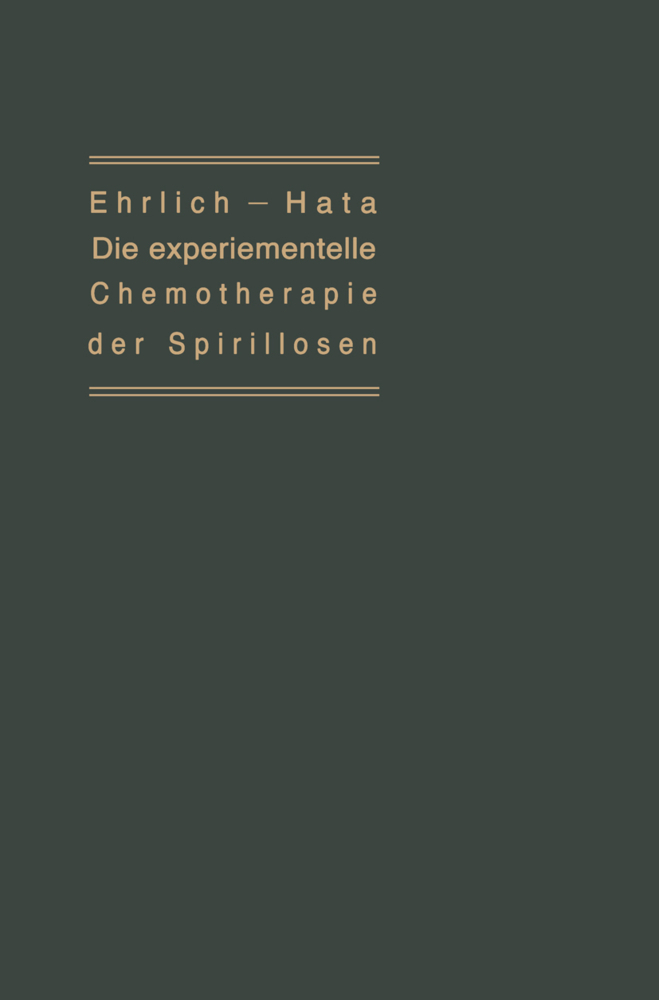 Die experimentelle Chemotherapie der Spirillosen