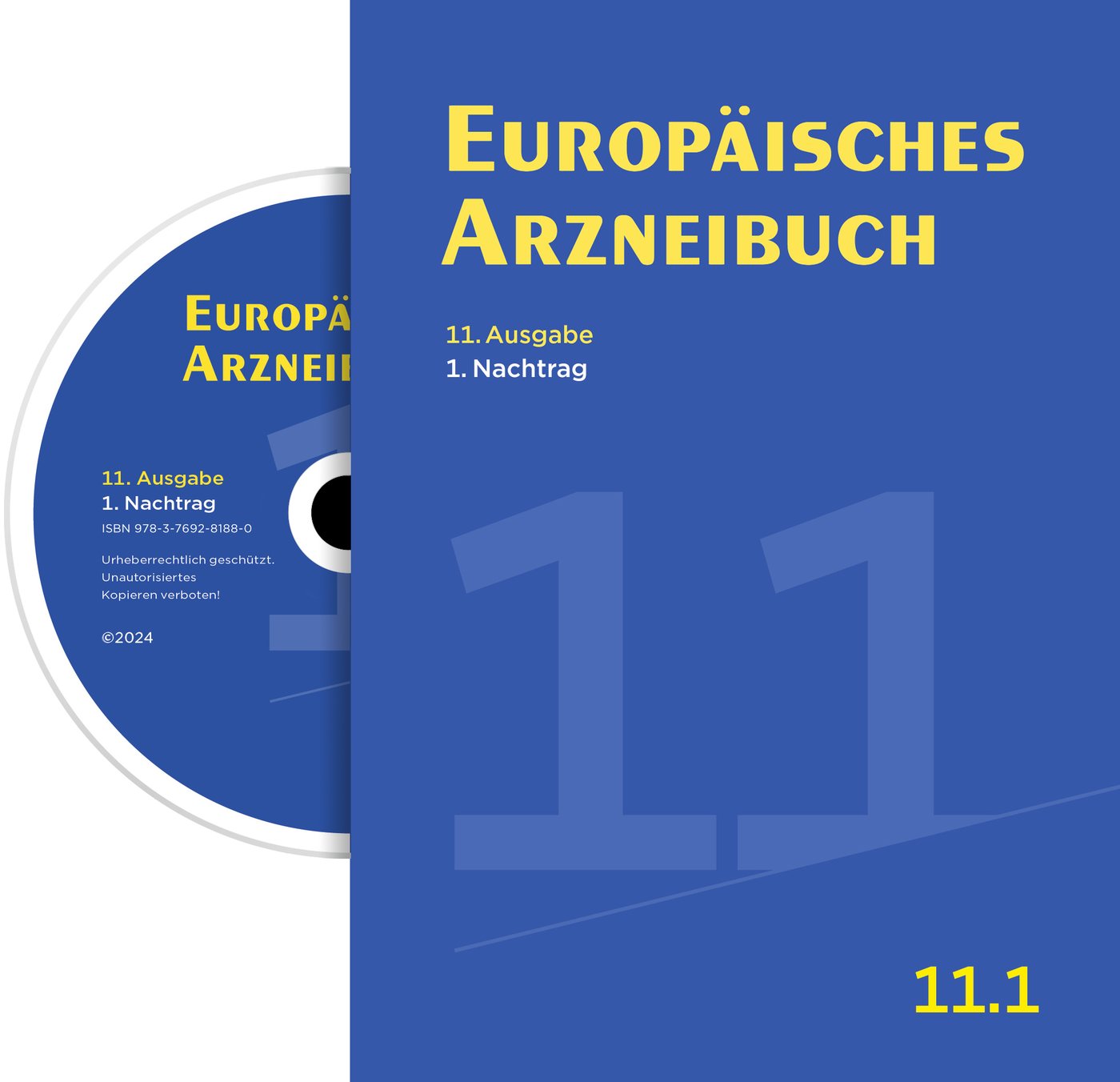 Europäisches Arzneibuch Digital, 
11. Ausgabe, 1. Nachtrag