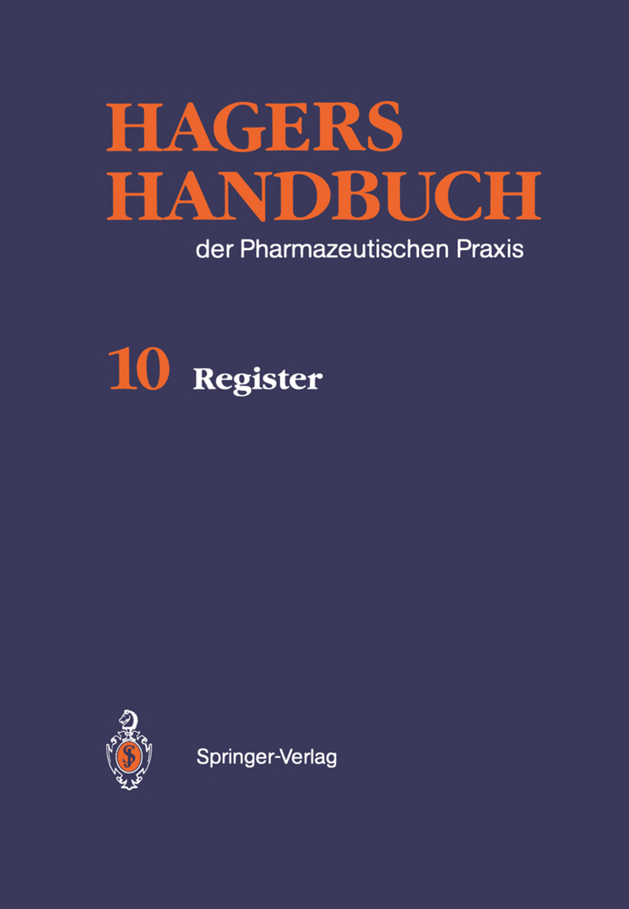 Hagers Handbuch der Pharmazeutischen Praxis, 2 Tle.