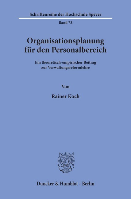 Organisationsplanung für den Personalbereich.