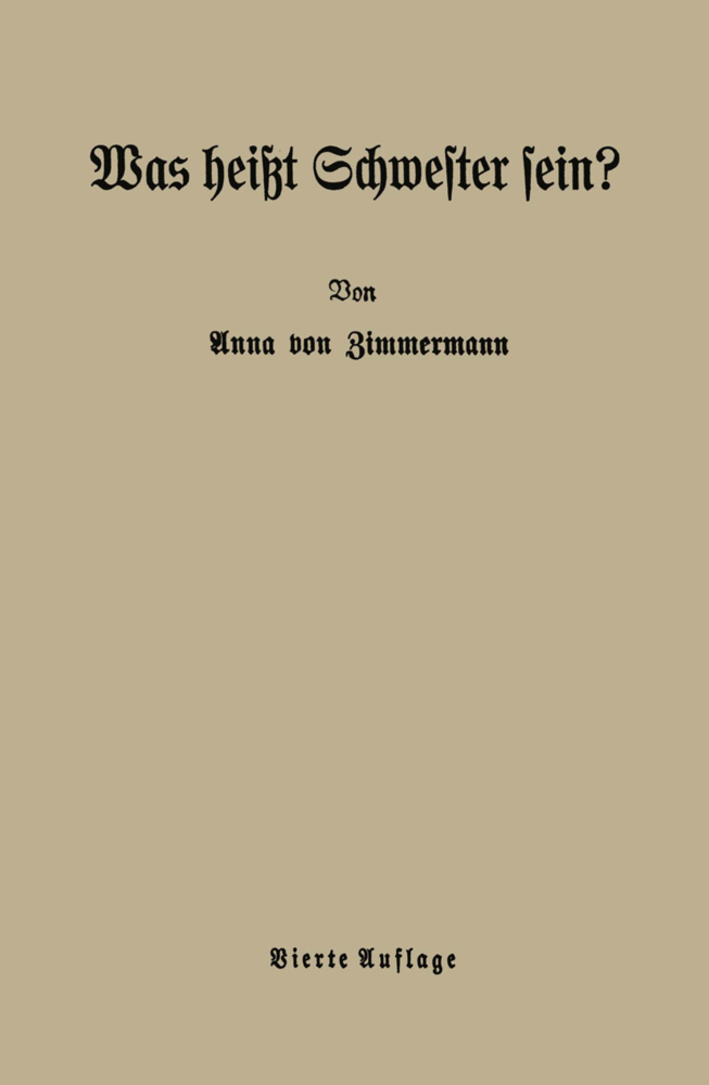 Was heißt Schwester sein?