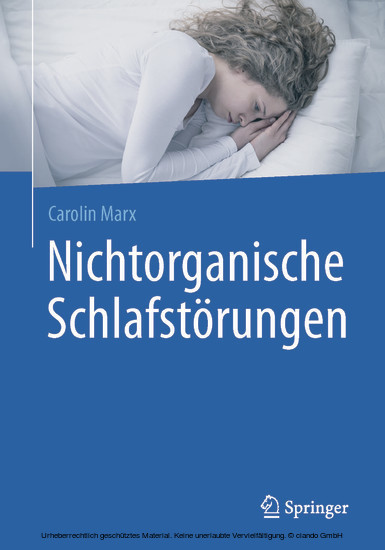 Nichtorganische Schlafstörungen