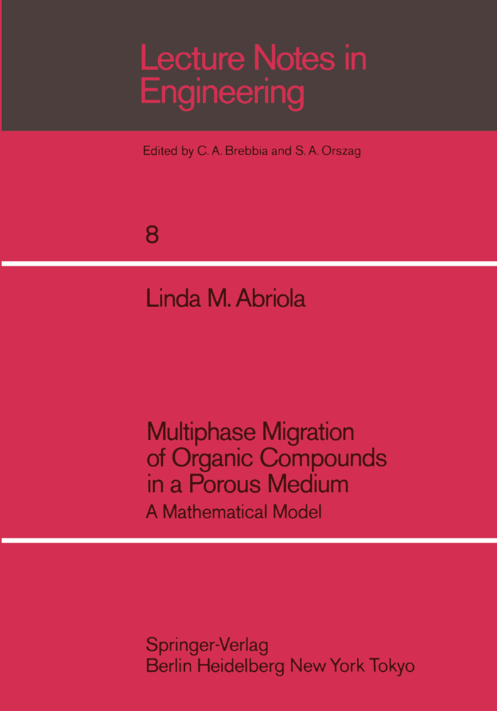 Multiphase Migration of Organic Compounds in a Porous Medium
