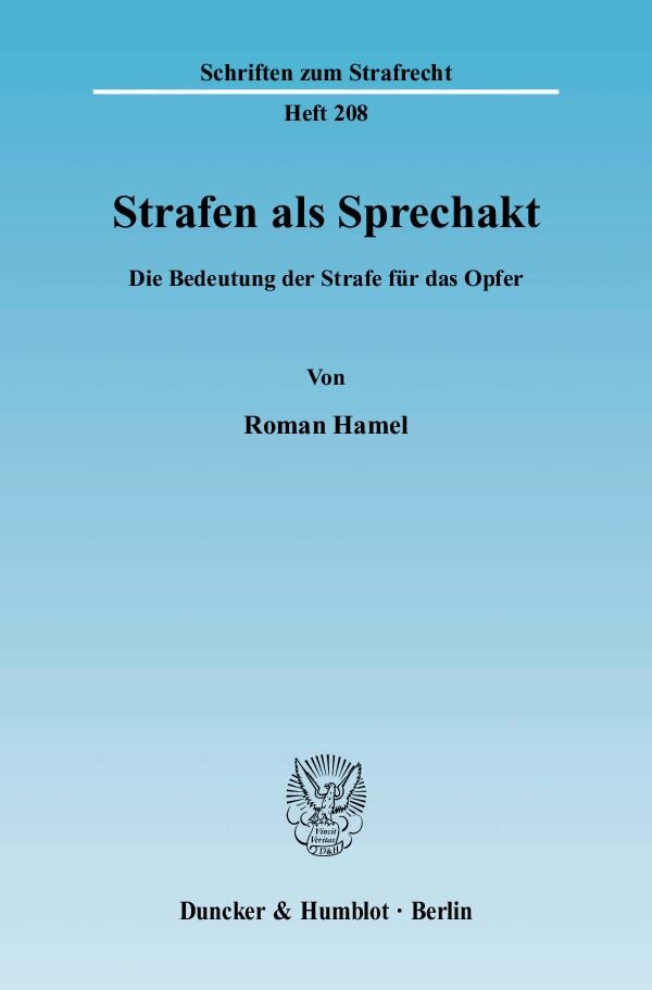Strafen als Sprechakt.