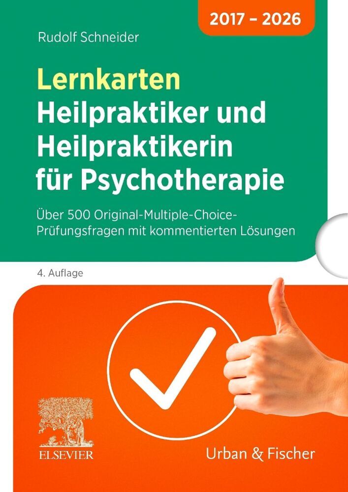 Lernkarten Heilpraktiker und Heilpraktikerin für Psychotherapie 2017 bis 2026