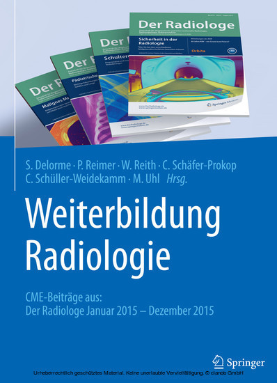 Weiterbildung Radiologie