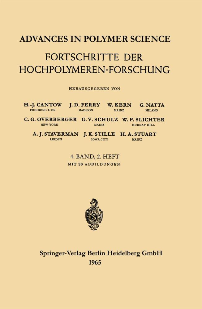 Fortschritte der Hochpolymeren-Forschung. Advances in Polymer Science