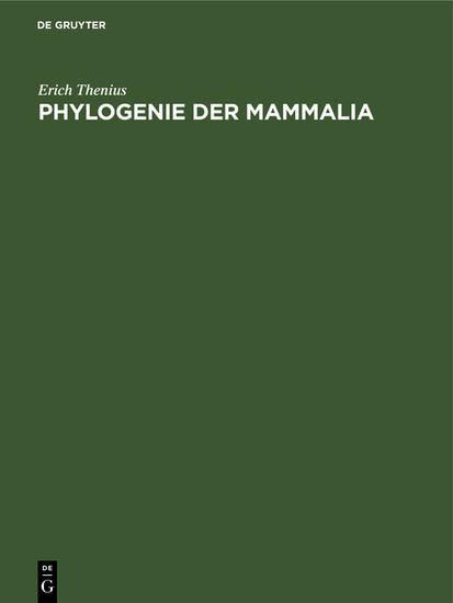 Phylogenie der Mammalia