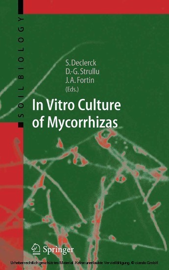 In Vitro Culture of Mycorrhizas