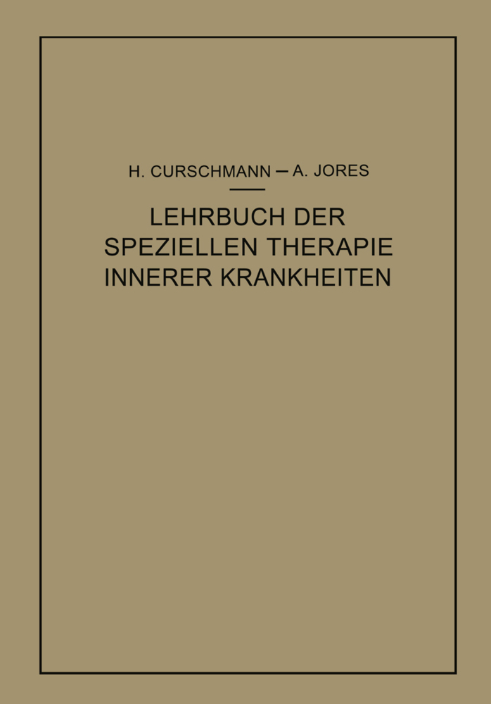 Lehrbuch der speziellen Therapie innerer Krankheiten