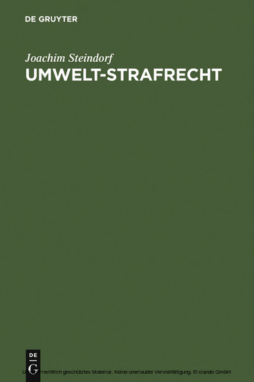 Umwelt-Strafrecht