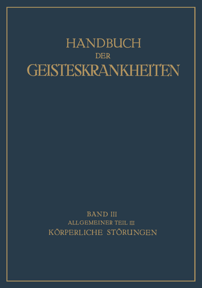 Handbuch der Geisteskrankheiten