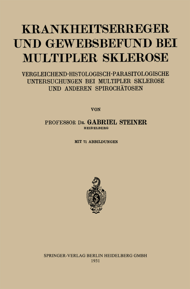 Krankheitserreger und Gewebsbefund bei Multipler Sklerose