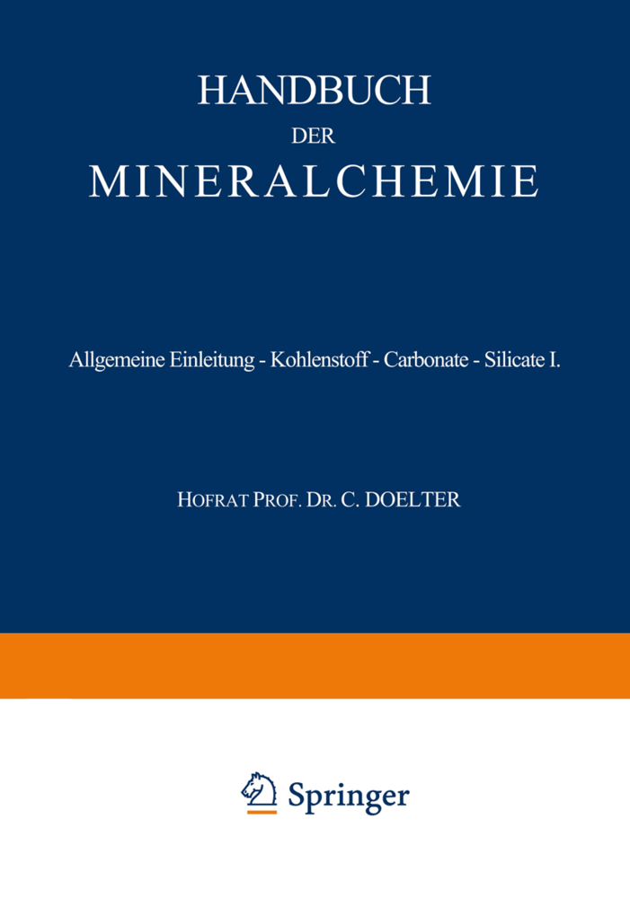 Allgemeine Einleitung - Kohlenstoff - Carbonate - Silicate I