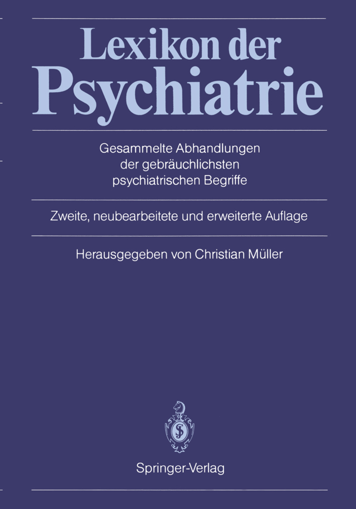Lexikon der Psychiatrie