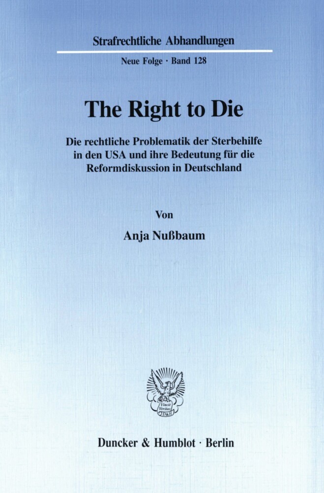 The Right to Die.