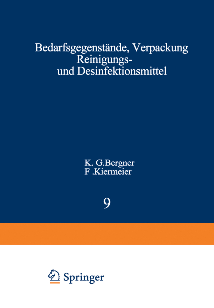 Bedarfsgegenstände, Verpackung - Reinigungs- und Desinfektionsmittel