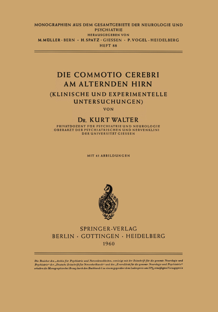 Die Commotio Cerebri am Alternden Hirn