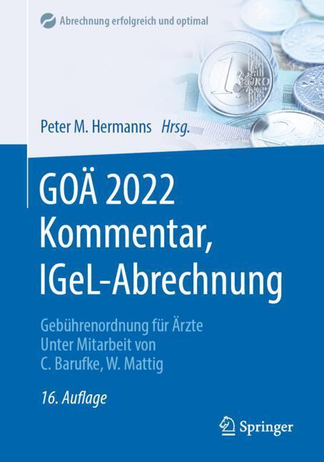 GOÄ 2022 Kommentar, IGeL-Abrechnung