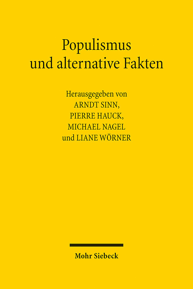 Populismus und alternative Fakten