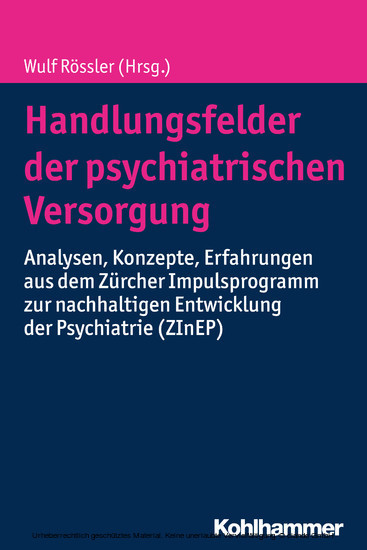 Handlungsfelder der psychiatrischen Versorgung