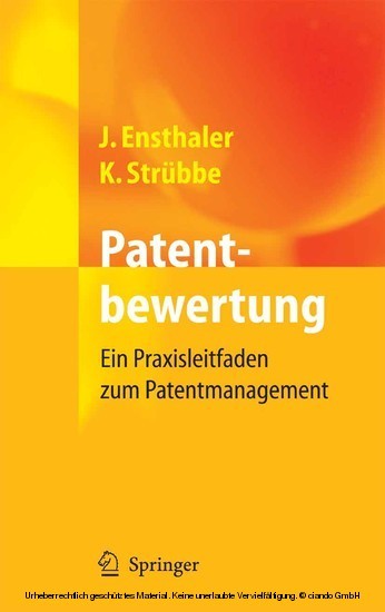 Patentbewertung