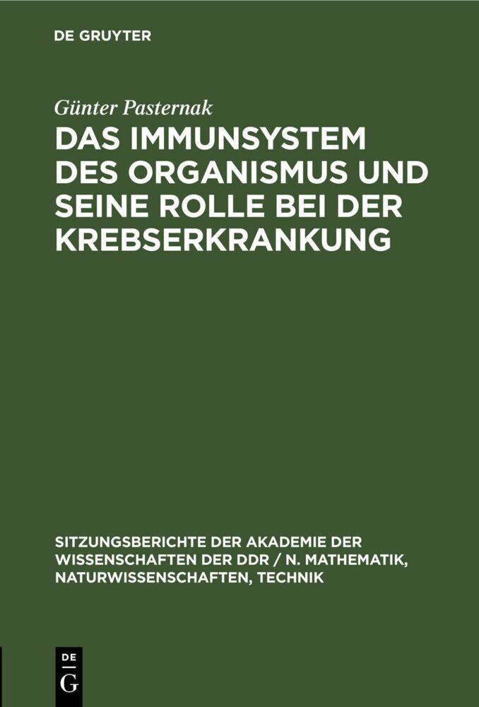 Das Immunsystem des Organismus und seine Rolle bei der Krebserkrankung