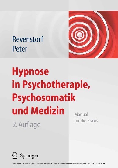 Hypnose in Psychotherapie, Psychosomatik und Medizin