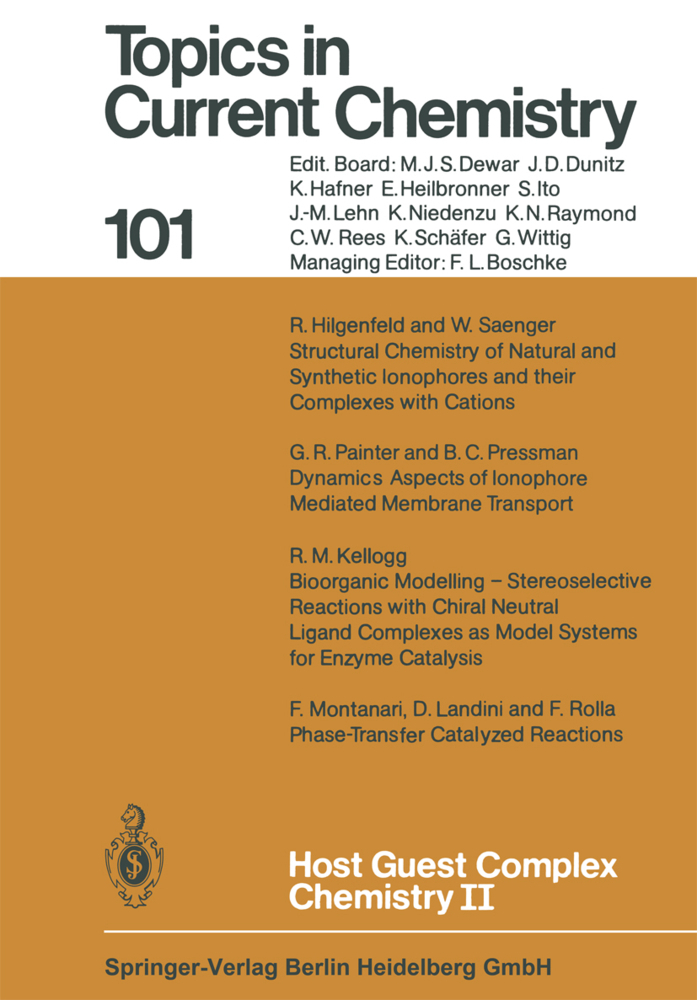 Host Guest Complex Chemistry II