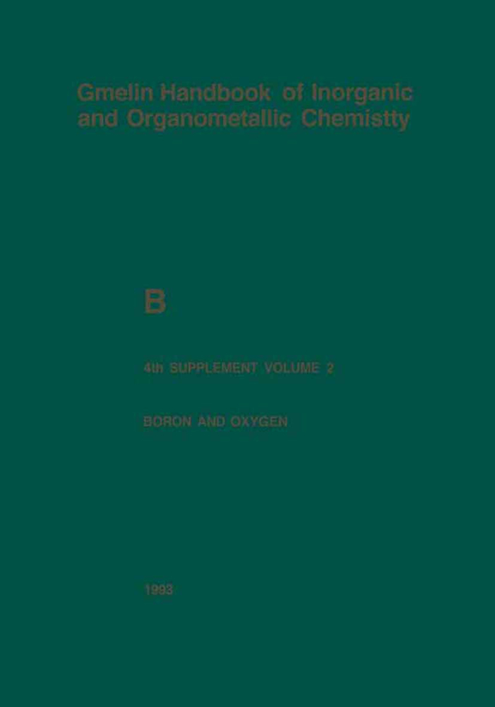 Boron and Oxygen