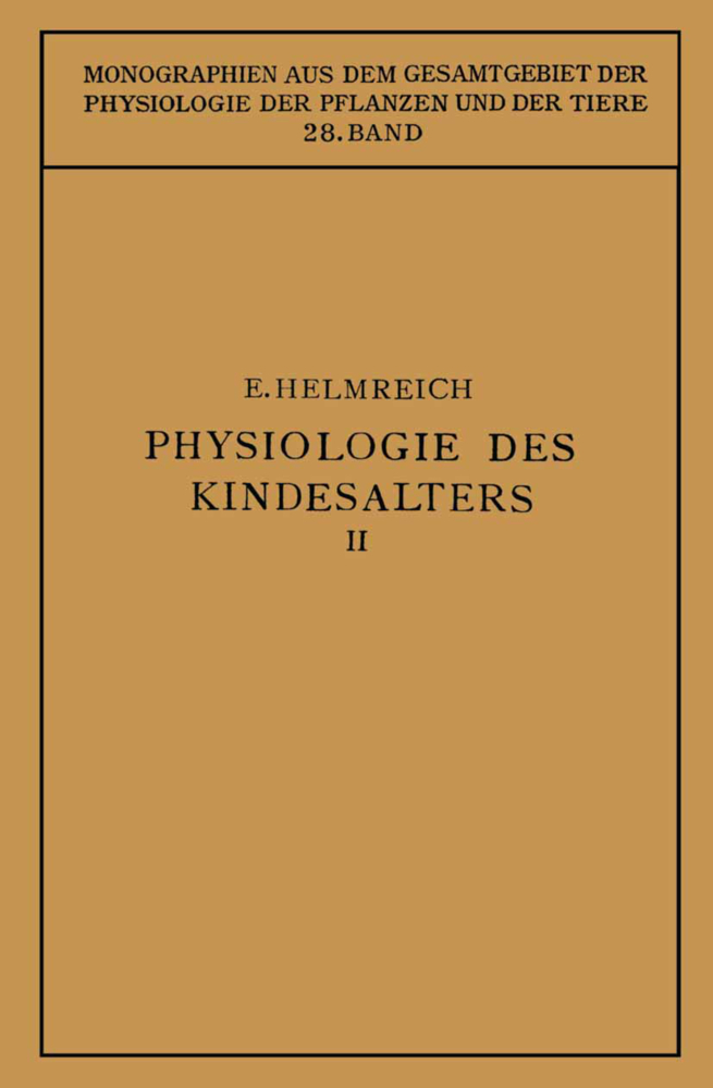 Physiologie des Kindesalters