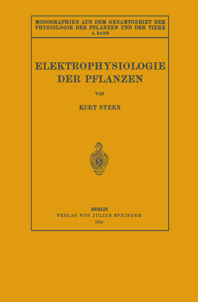 Elektrophysiologie der Pflanzen