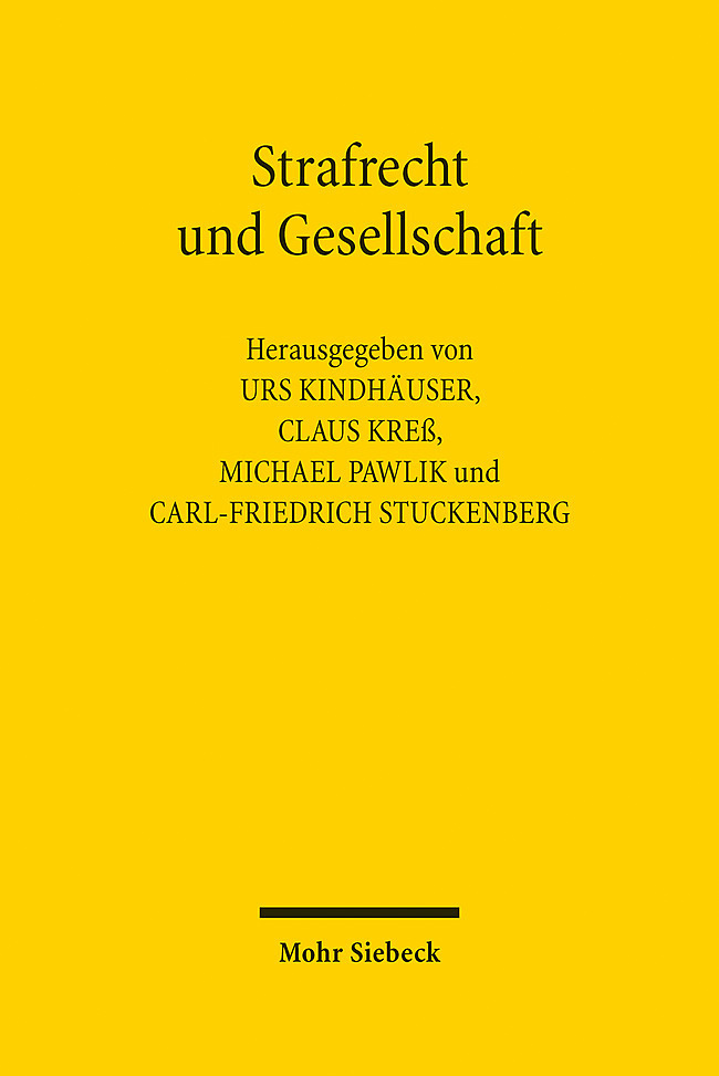 Strafrecht und Gesellschaft