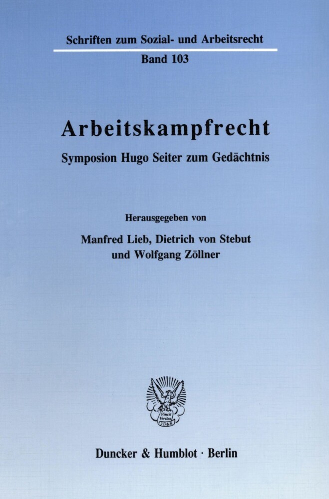 Arbeitskampfrecht.