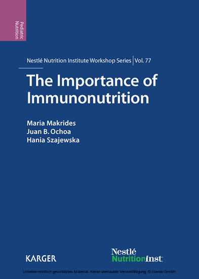 The Importance of Immunonutrition