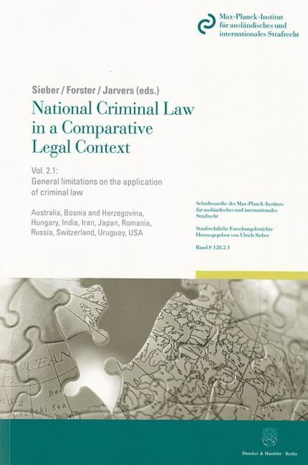 National Criminal Law in a Comparative Legal Context. Vol.2.1
