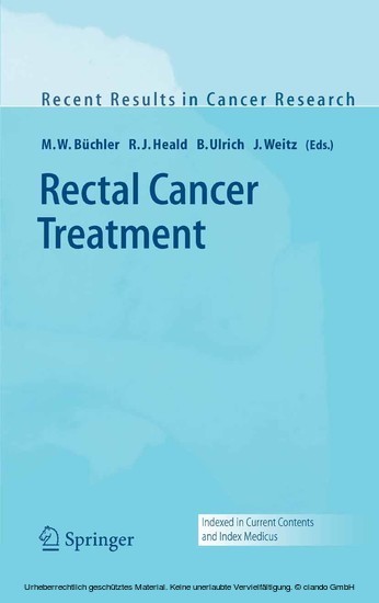Rectal Cancer Treatment