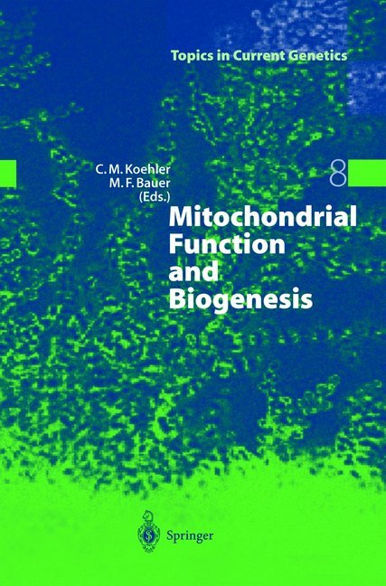 Mitochondrial Function and Biogenesis