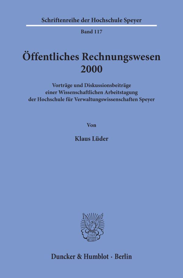 Öffentliches Rechnungswesen 2000.