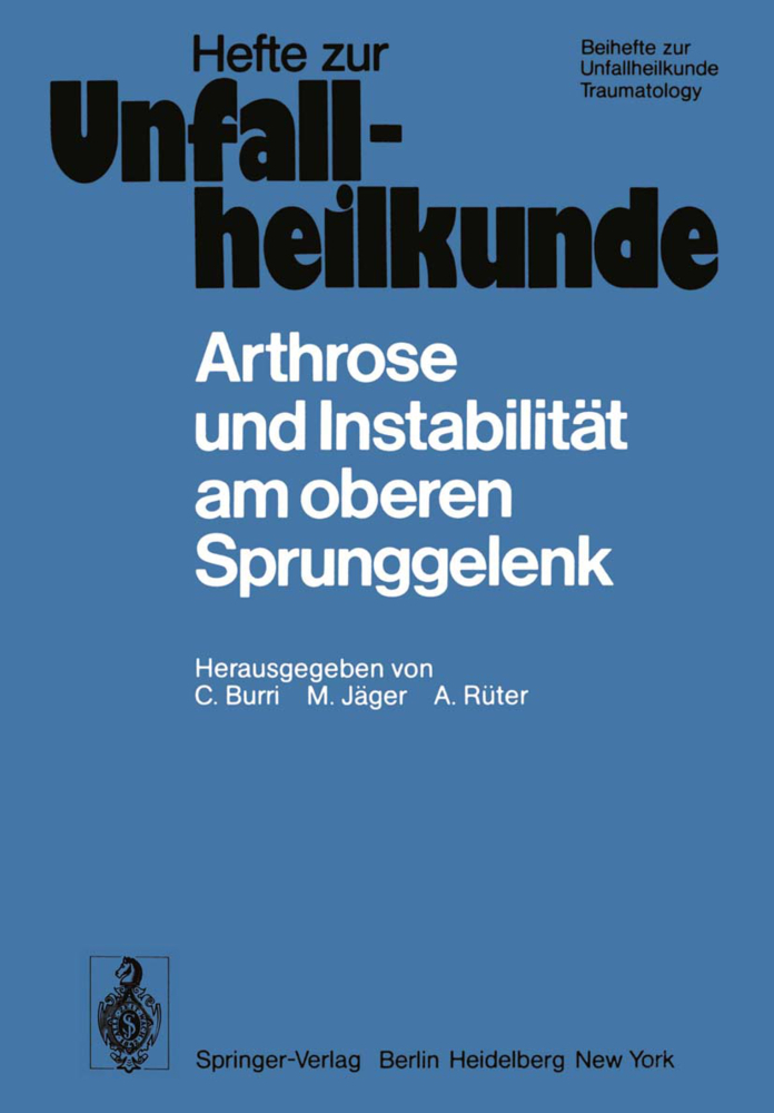 Arthrose und Instabilität am oberen Sprunggelenk