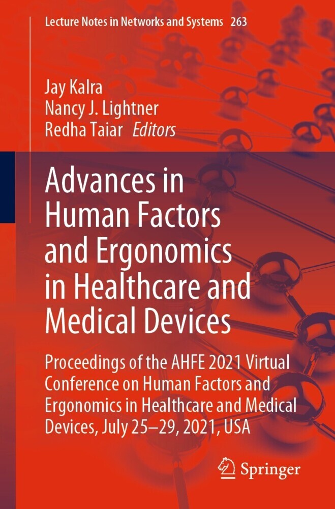 Advances in Human Factors and Ergonomics in Healthcare and Medical Devices
