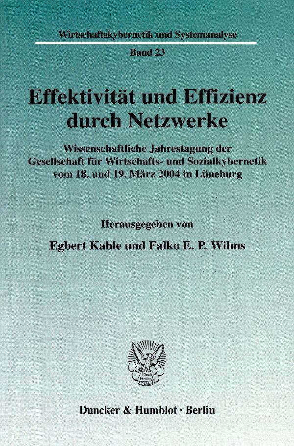Effektivität und Effizienz durch Netzwerke