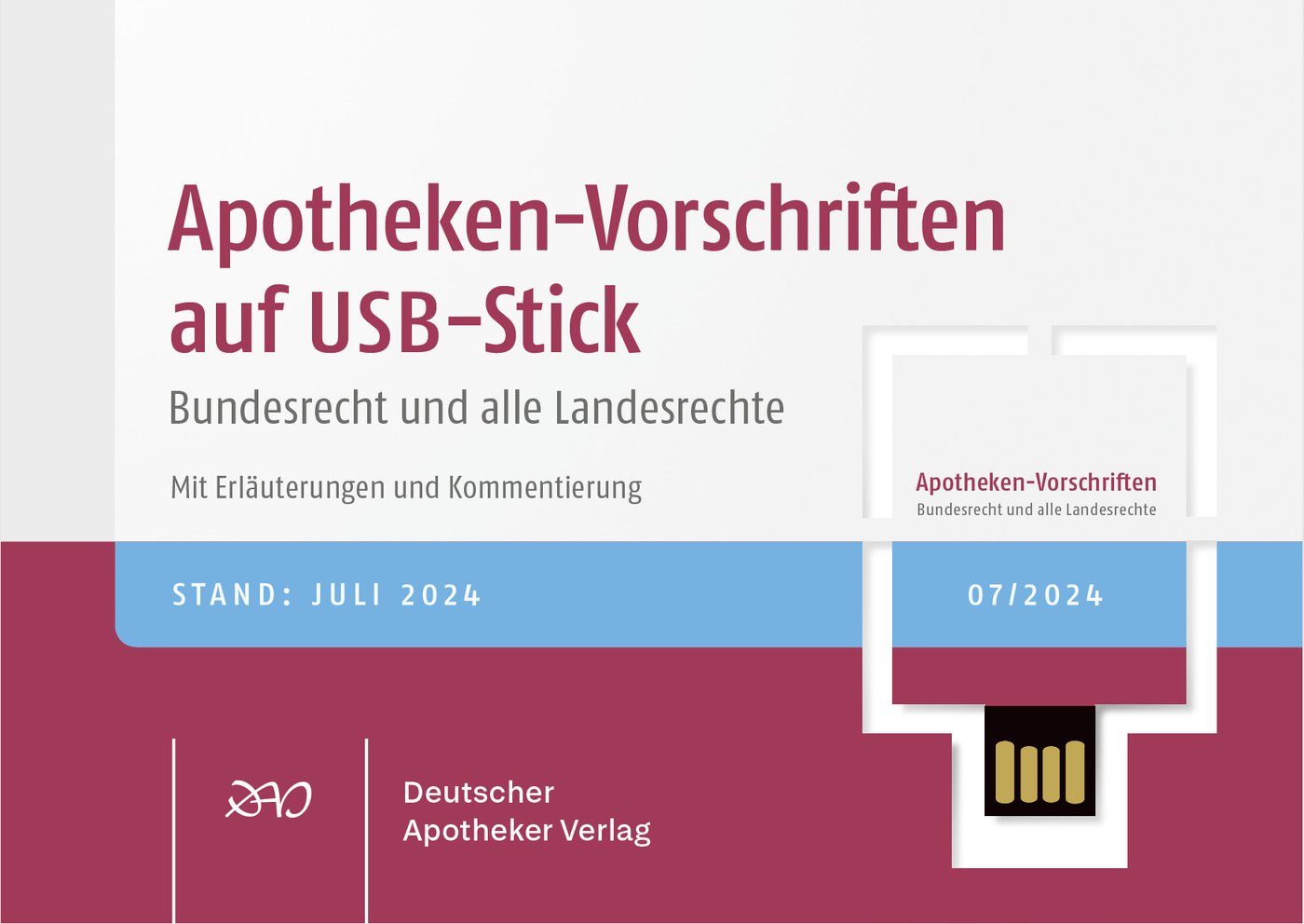 Apotheken-Vorschriften auf USB-Stick
