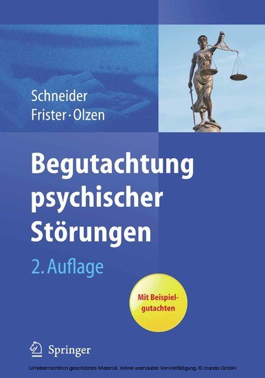 Begutachtung psychischer Störungen