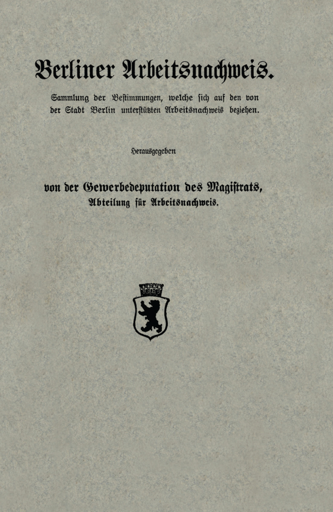 Berliner Arbeitsnachweis