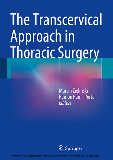 The Transcervical Approach in Thoracic Surgery