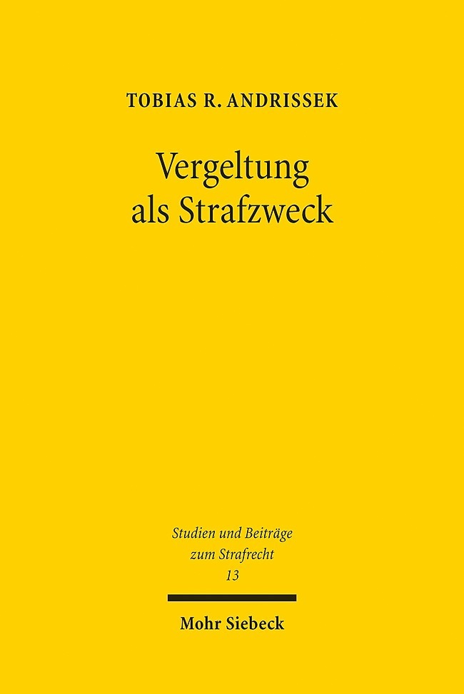 Vergeltung als Strafzweck
