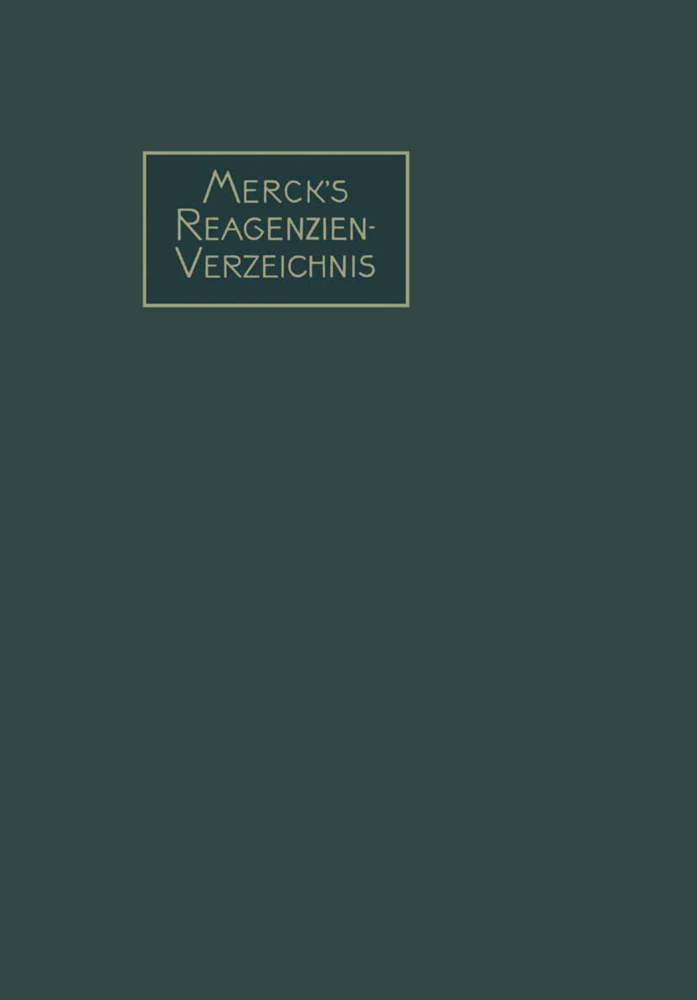 Merck's Reagenzien-Verzeichnis