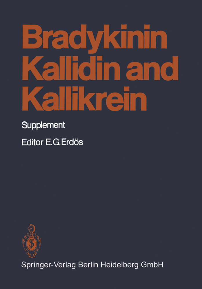 Supplement - Bradykinin, Kallidin and Kallikrein