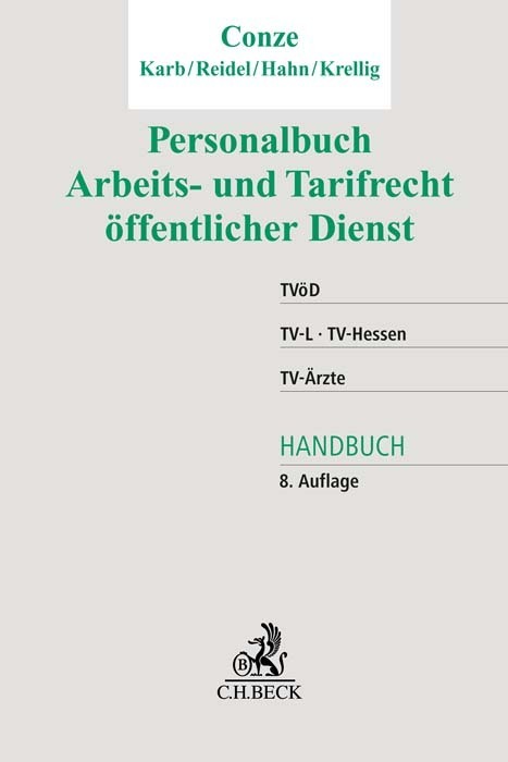 Personalbuch Arbeits- und Tarifrecht öffentlicher Dienst